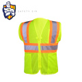 Reflectorized high visibility motorcycle running safety vest